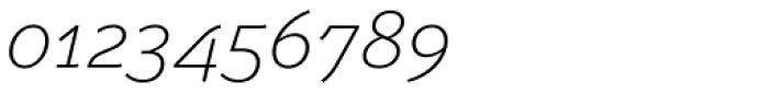 Weitalic Thin Italic Font OTHER CHARS