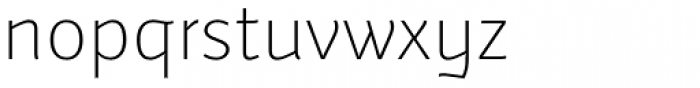 Weitalic Thin Font LOWERCASE