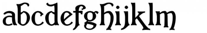Wellingborough Flourish Font LOWERCASE