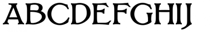 Wellingborough Font UPPERCASE