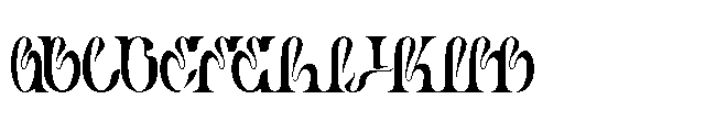 Welmap Font UPPERCASE
