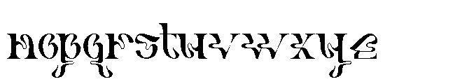 Welmap Font LOWERCASE