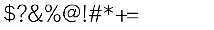 Wendelin Pro Extra Light Font OTHER CHARS