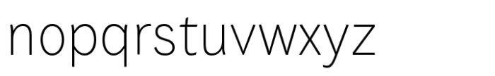 Wendelin Pro Variable Upright Font LOWERCASE