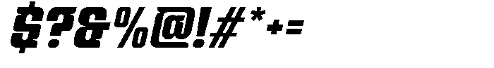 Wepoire Italic Font OTHER CHARS