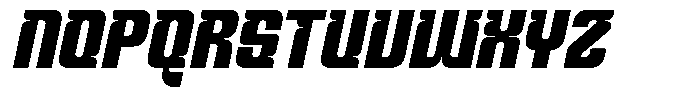 Wepoire Italic Font UPPERCASE