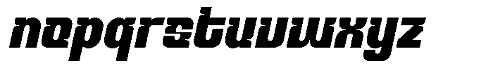 Wepoire Italic Font LOWERCASE