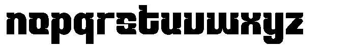 Wepoire Regular Font LOWERCASE