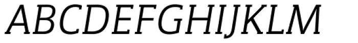 WerkSerif Italic Font UPPERCASE