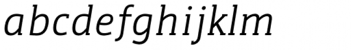 WerkSerif Italic Font LOWERCASE