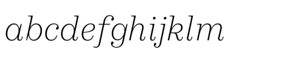 Werkdruck Light Italic FONT