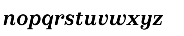 Werkdruck Semibold Italic Font LOWERCASE