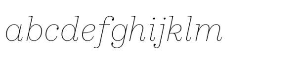 Werkdruck Thin Italic FONT