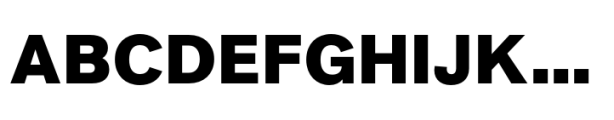Werksatz Black Font UPPERCASE