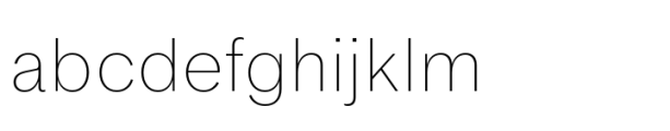 Werksatz Extralight FONT