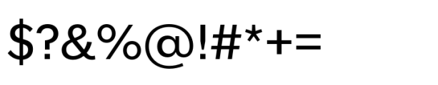 Werksatz Medium Font OTHER CHARS