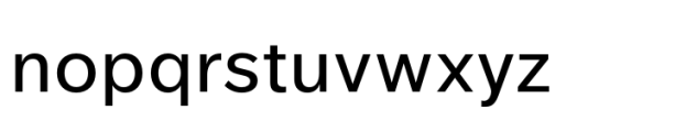 Werksatz Medium Font LOWERCASE