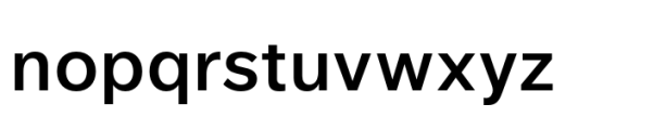 Werksatz Semibold Font LOWERCASE