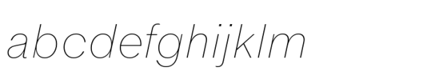 Werksatz Thin Italic FONT