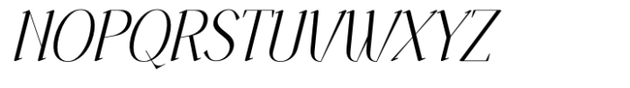 Wersfiga Italic Font UPPERCASE