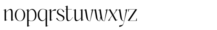Wersfiga Regular Font LOWERCASE