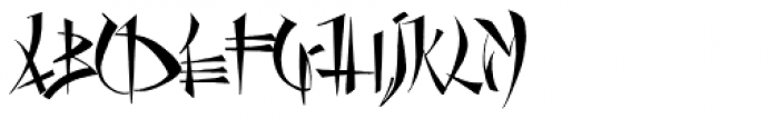 West Of China Font UPPERCASE