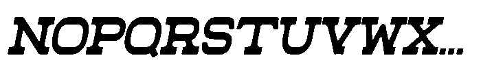 West Wasteland Italic Font LOWERCASE