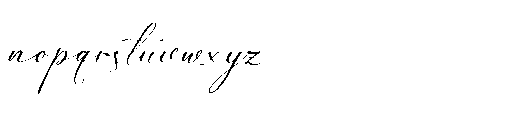 Westain Callis Italic Font LOWERCASE