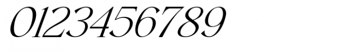 Westbourne Serif Italic Font OTHER CHARS