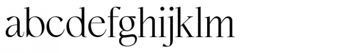 Westbourne Serif Regular Font LOWERCASE