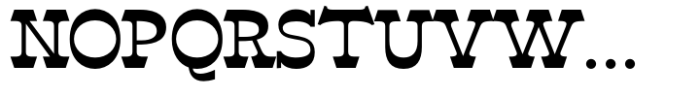 Western Bowner Font UPPERCASE