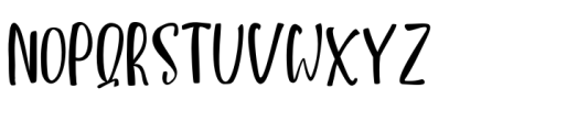 Western Brushes Sans Font LOWERCASE