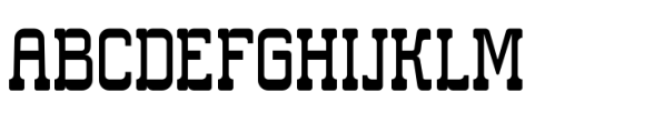 Western Carlo Regular Font UPPERCASE