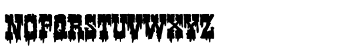 Western Nightmare Font UPPERCASE