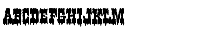 Western Nightmare Font LOWERCASE