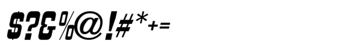 Western Territory JNL Oblique Font OTHER CHARS