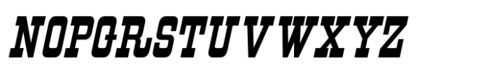 Western Territory JNL Oblique Font UPPERCASE