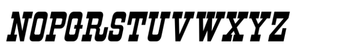 Western Territory JNL Oblique Font LOWERCASE