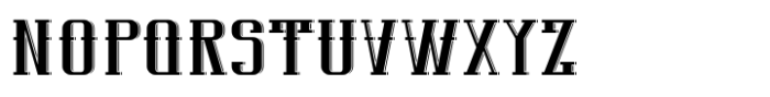 Western Whiskey Shadow Font UPPERCASE
