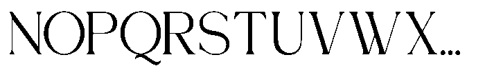 Westina Regular Font UPPERCASE