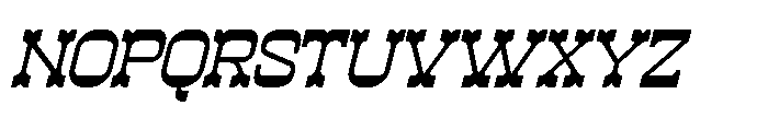 Westkind Italic Font UPPERCASE