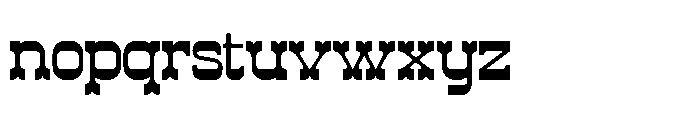 Westkind Regular Font LOWERCASE