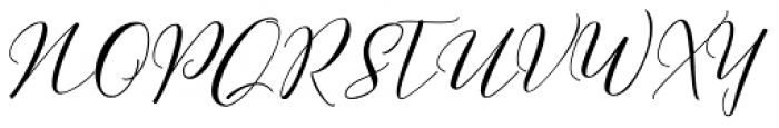 Westonia Regular Font UPPERCASE
