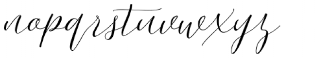 Westonia Regular Font LOWERCASE