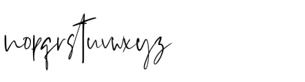 Westony Regular Font LOWERCASE