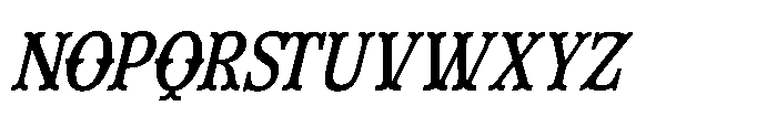Westron Way Honor Italic Italic Font UPPERCASE