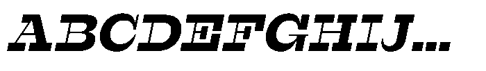 Westype Westy Black Italic Font UPPERCASE