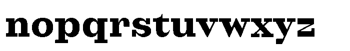 Westype Westy Black Font LOWERCASE