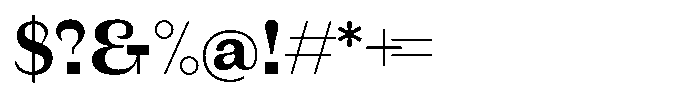 Westype Westy Bold Font OTHER CHARS