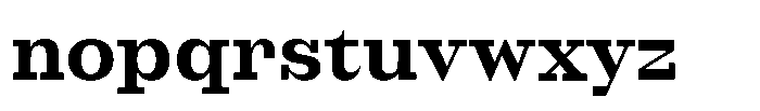 Westype Westy Bold Font LOWERCASE